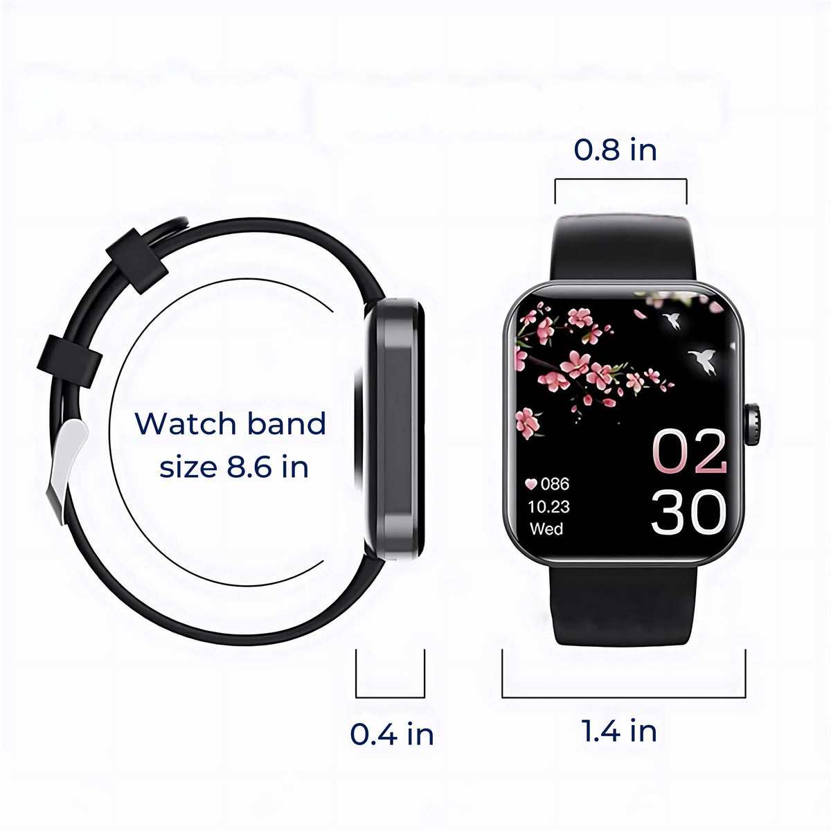 Smartwatch Glucosemeter Non-invasief Bloedsuiker Realtime Monitoring Trendtracking Gezondheid Controle | Sulvida