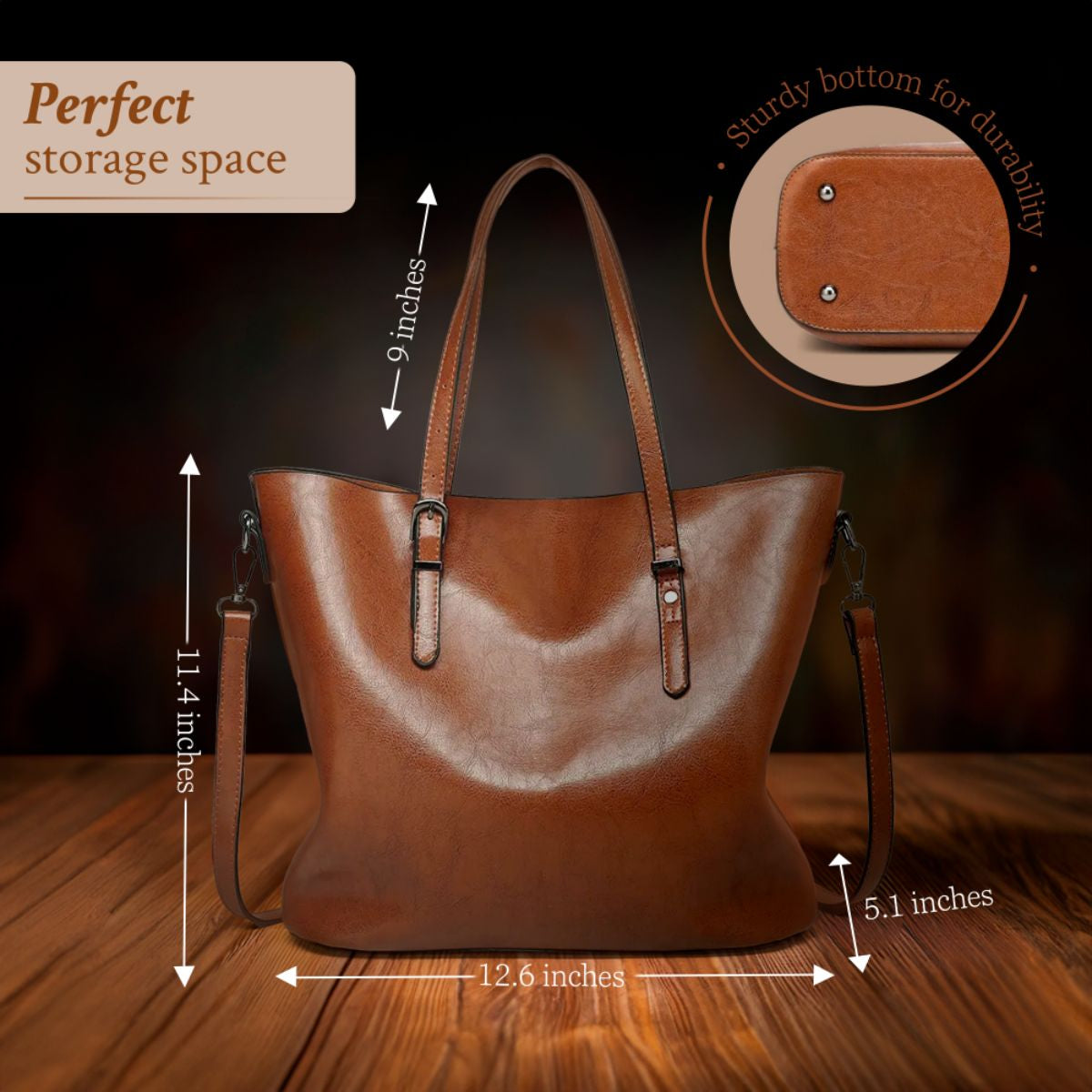 Vintage Schoudertas Leer Bruin Wijn Rood Zwart Crossbody Flap Magnetische Sluiting Verstelbare Riem Dames | Sulvida