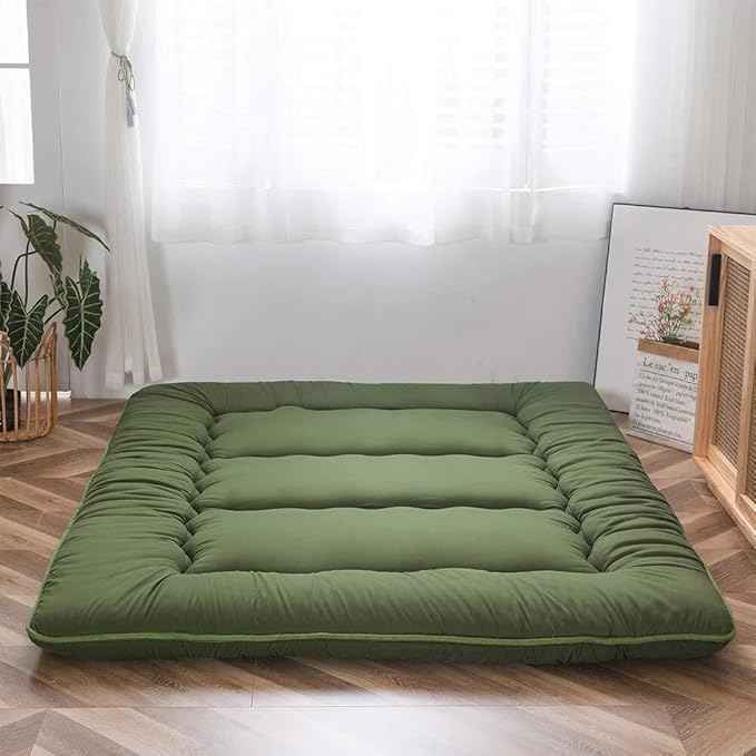 Japanse Futon Matras 10cm Dik Vouwbaar Slaapmat Tatami Bed Volwassenen Kinderen Gasten Vloer Slaapkamer | Sulvida