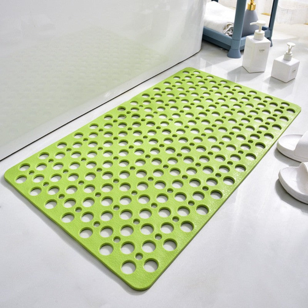 Antislip Douchematje met Zuignappen Grijs Blauw Wit Roze Groen Beige TPE Badkamermat Antibacterieel Veilig | Sulvida