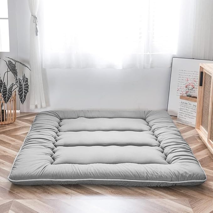 Japanse Futon Matras 10cm Dik Vouwbaar Slaapmat Tatami Bed Volwassenen Kinderen Gasten Vloer Slaapkamer | Sulvida