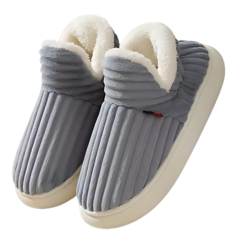 Teddy Pantoffels Pluche Slippers Dames Heren – Extra Zachte Indoor Huisschoenen Winter – Antislip Memory Foam Schuim Zool – Unisex – Maat 36-47 | Sulvida