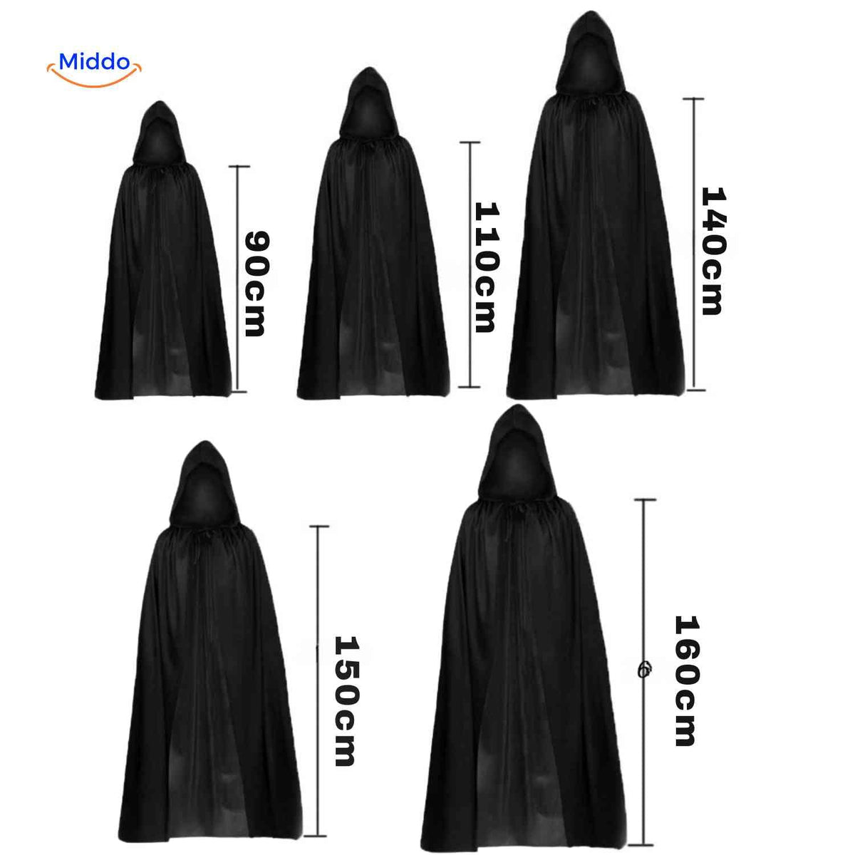 Magere Hein Verkleedset Met Cape Schedel Masker Handschoenen en Zeis Voor Halloween Feesten Carnaval | Sulvida