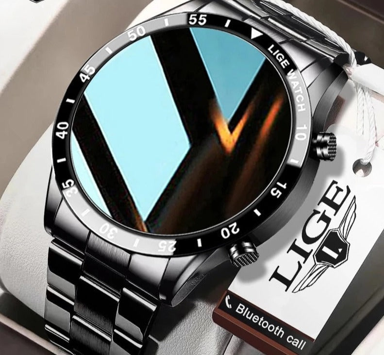Premium Multifunctioneel Smartwatch met Bluetooth-belfunctie en Hartslagmonitor – Luxe Fitnesstracker voor iPhone & Android met Slaapanalyse en Stappenteller | Sulvida