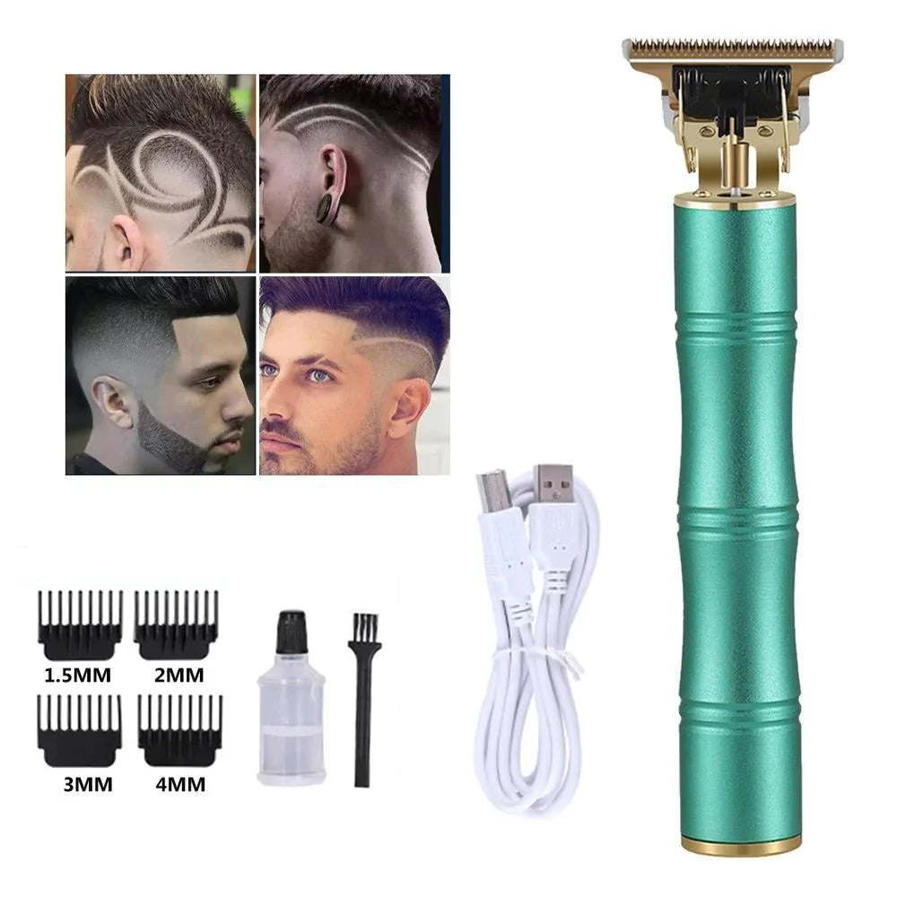Snoerloze Oplaadbare Baardtrimmer voor Mannen Precisietrimmer Haar Baard Contouren T-Mes Afwerking Tondeuse | Sulvida