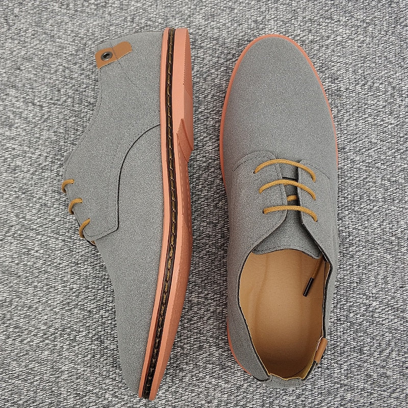 Oxford Herenschoenen met Vetersluiting voor Elegante en Casual Looks – Premium Leren Schoenen voor Heren in Diverse Kleuren – Stijlvolle Klassieke Schoenen voor Kantoor, Feesten en Dagelijks Gebruik | Sulvida