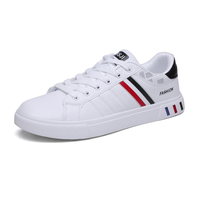 Comfortabele Herensneakers Sean – Sportieve Casual Schoenen met Zachte Zool – Perfecte Dagelijkse Sneaker voor Heren in Wit, Zwart of met Gekleurde Details – Gemakkelijk te Combineren met Elke Look | Sulvida