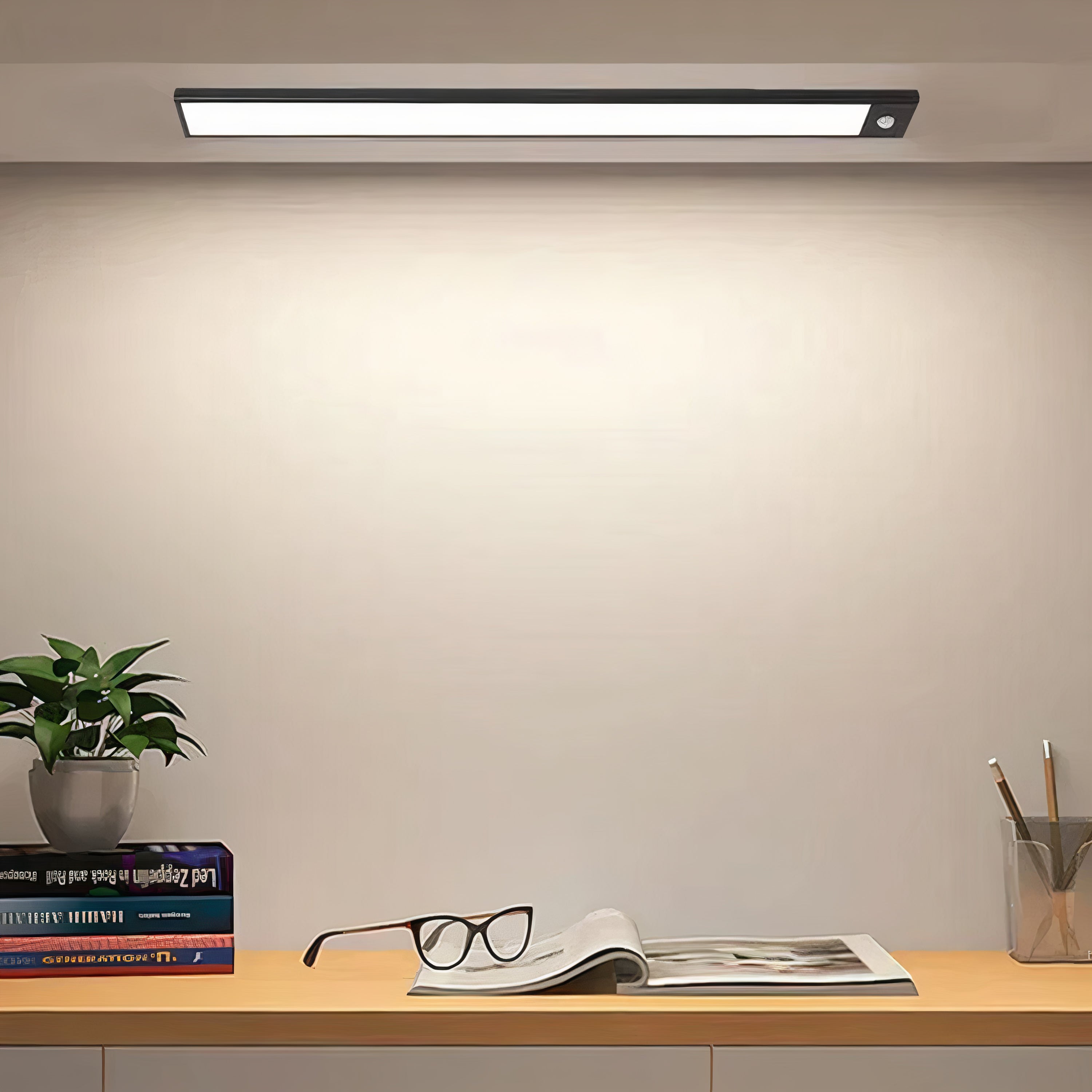 Draadloze LED-Spot 20cm Dimbaar met Bewegingssensor Instelbare Helderheid Oplaadbaar via USB-C Warm Wit Koel Wit Neutraal Wit Magnetische Bevestiging | Sulvida