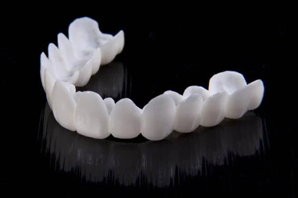 Cosmetisch Opzetgebit Tijdelijke Tanden Siliconen Flexibel Natuurlijk Wit Smile Protese Veneer Kunstgebit | Sulvida