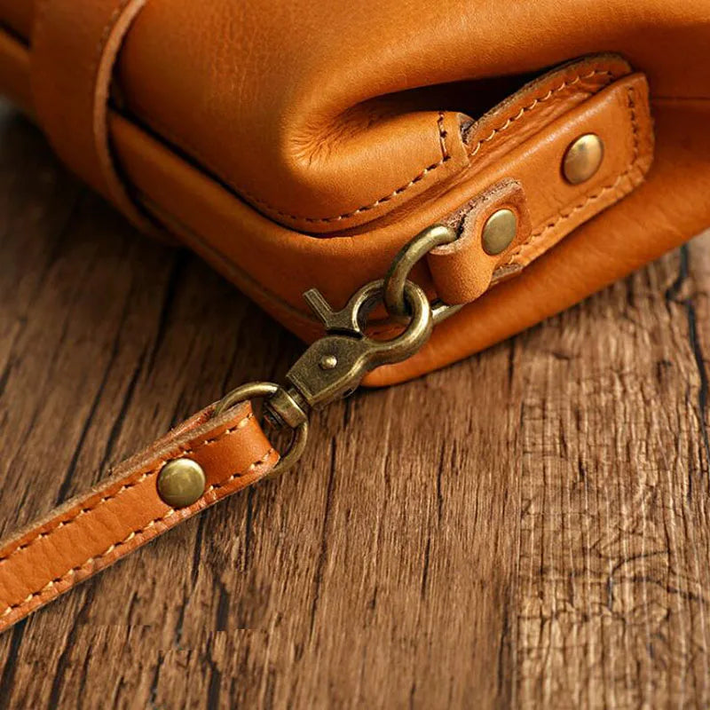 Handgemaakte Retro Schoudertas Vintage Leer Dames Crossbody Dagelijkse Accessoire Stijlvol Draagtas Mode | Sulvida