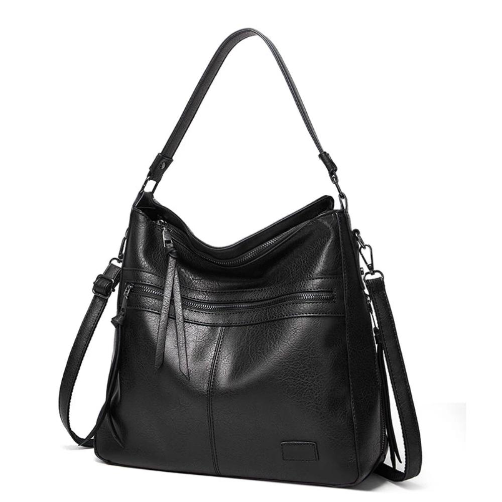 Luxe Schoudertas Echt Leer Dames Crossbody Magnetische Sluiting Verstelbare Riem Elegant Stijlvol Dagelijks | Sulvida