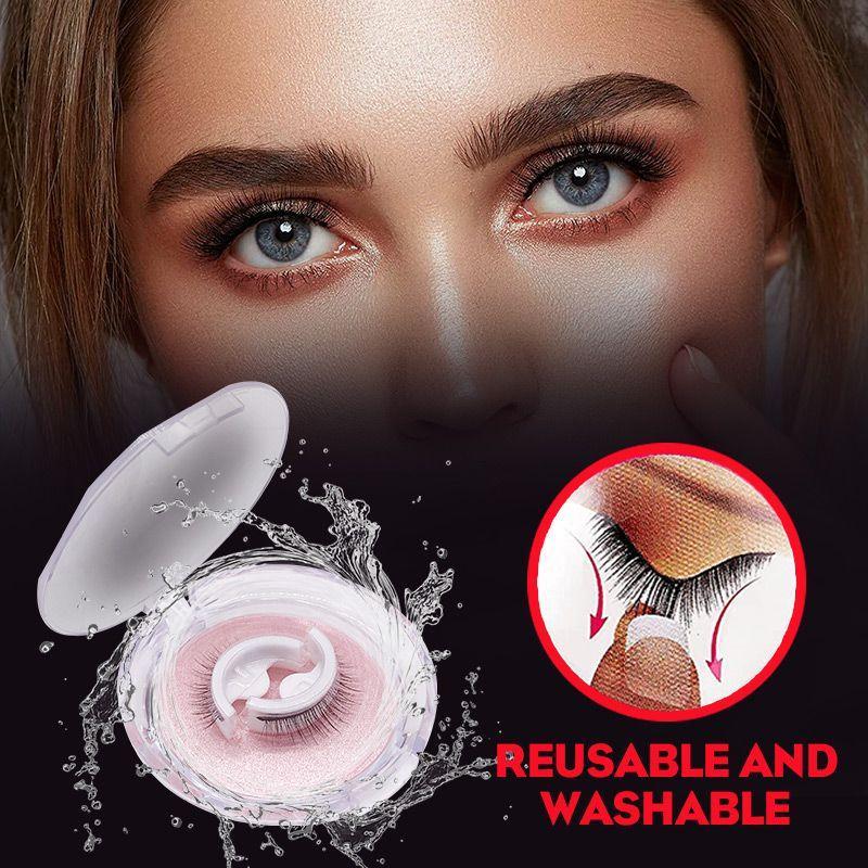 Faux cils autocollants réutilisables, effet naturel, sans colle, pose facile en 3 secondes - Sulvida
