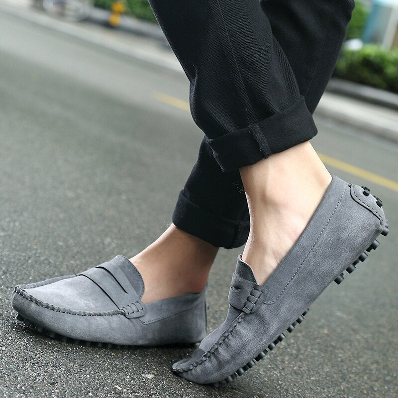 Suède loafers voor heren met moderne casual stijl en comfortabel design voor dagelijks gebruik | Sulvida
