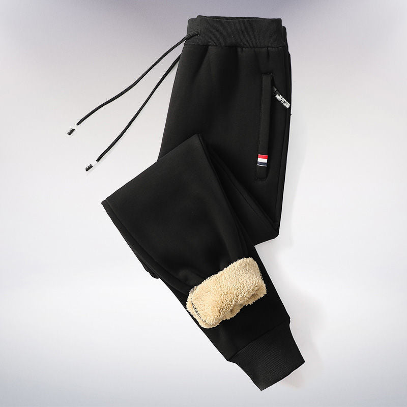 Pantalon thermique homme en polaire, pantalon d’hiver chaud, extensible, respirant et confortable, pantalon de jogging et de sport d’hiver | Sulvida