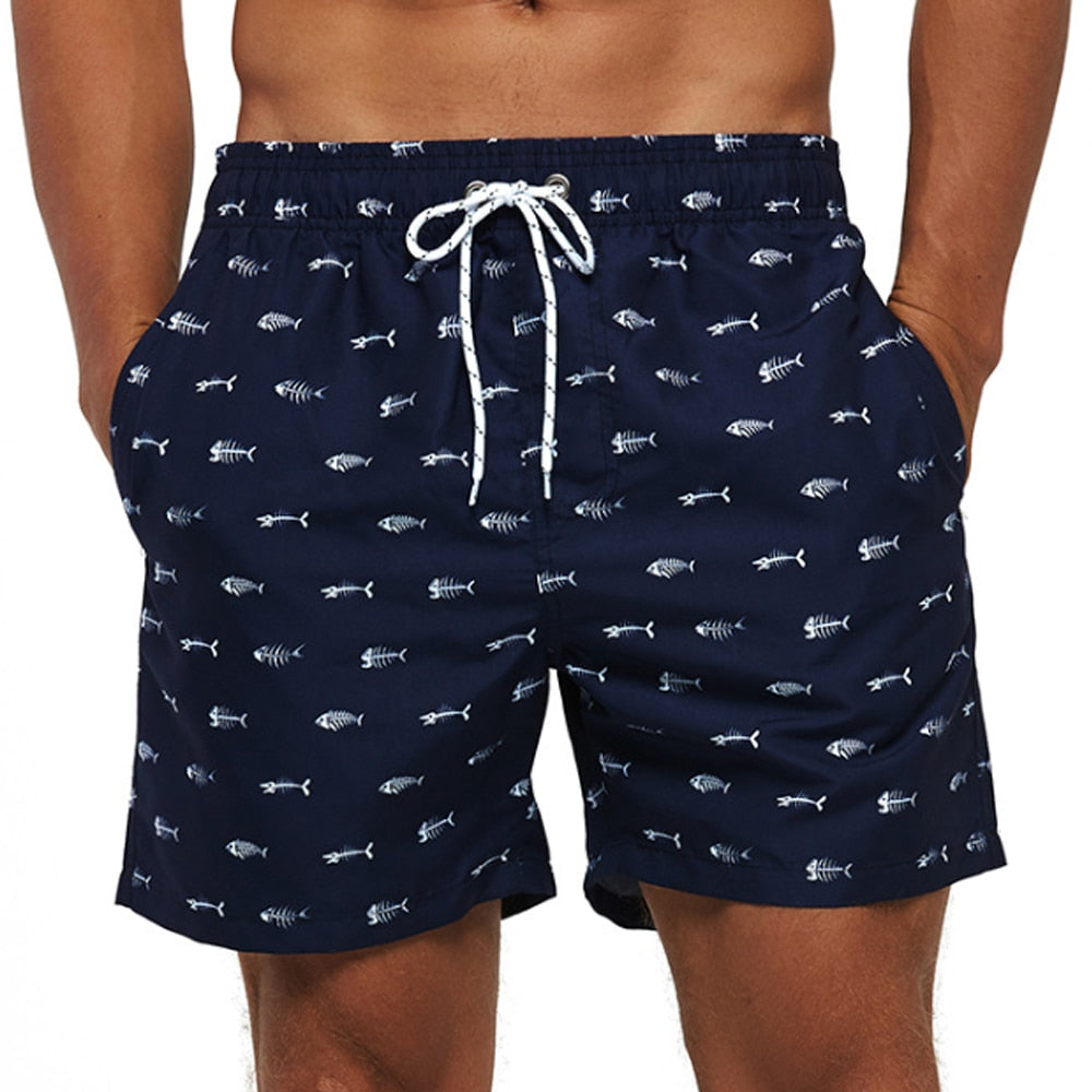 Heren Zwemshort met Tropisch Print en Verstelbaar Koord – Sneldrogende Strandbroek in 9 Varianten voor Zomer en Vakantie | Sulvida
