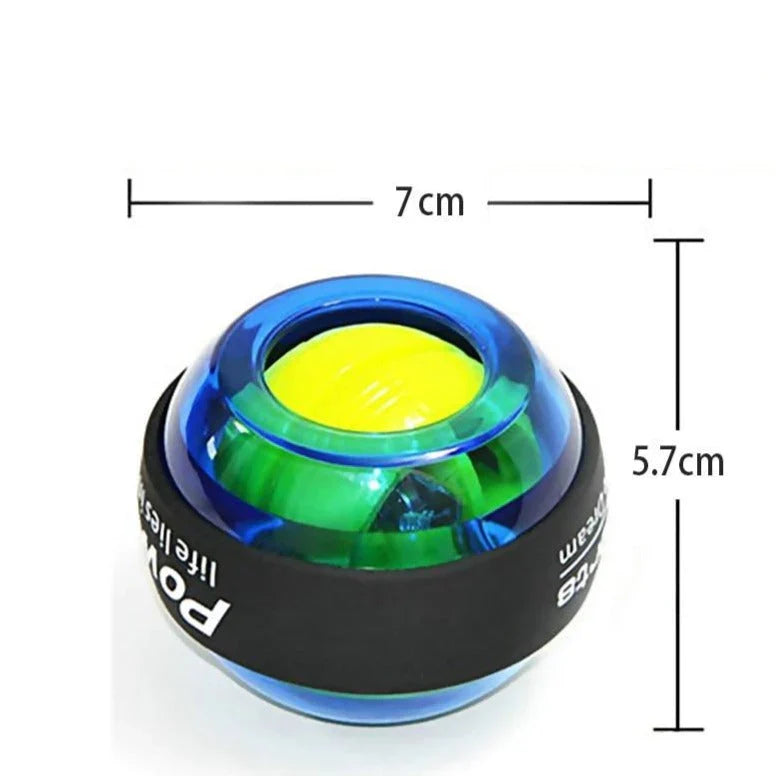 Gyroscopische Pols- en Armtrainer met LED-verlichting voor Krachttraining Grip en Spierkracht Thuis Sportschool | Sulvida