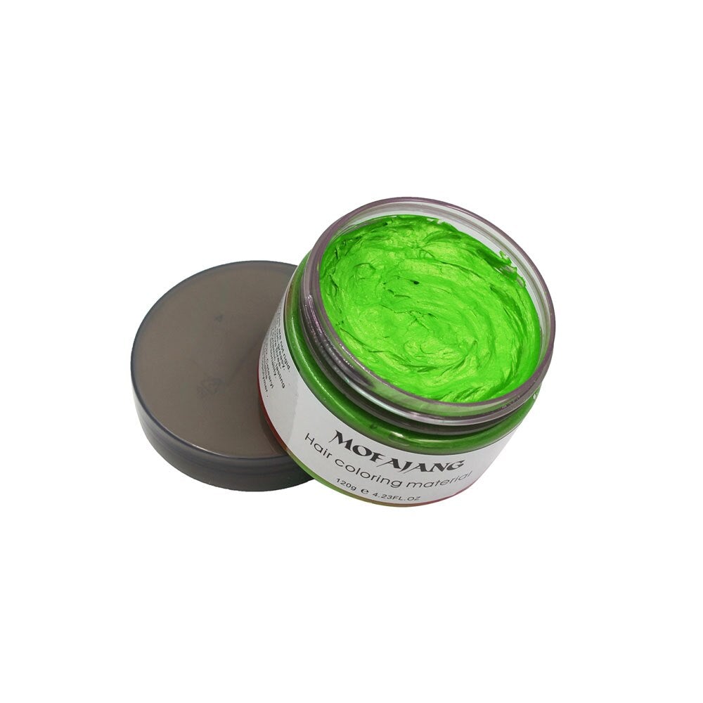 Uitwasbare Haarkleurwax 120g Tijdelijke Haarverf Styling Gel Waterbasis Plantextracten Meerdere Kleuren | Sulvida