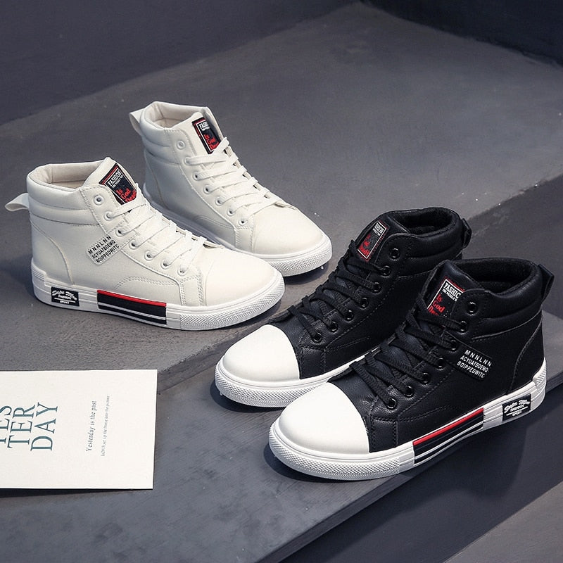 Heren Sneakers Hoge Schoenen met Trendy Ontwerp en Comfortabele Pasvorm voor Herfst en Winter Casual Stijl | Sulvida