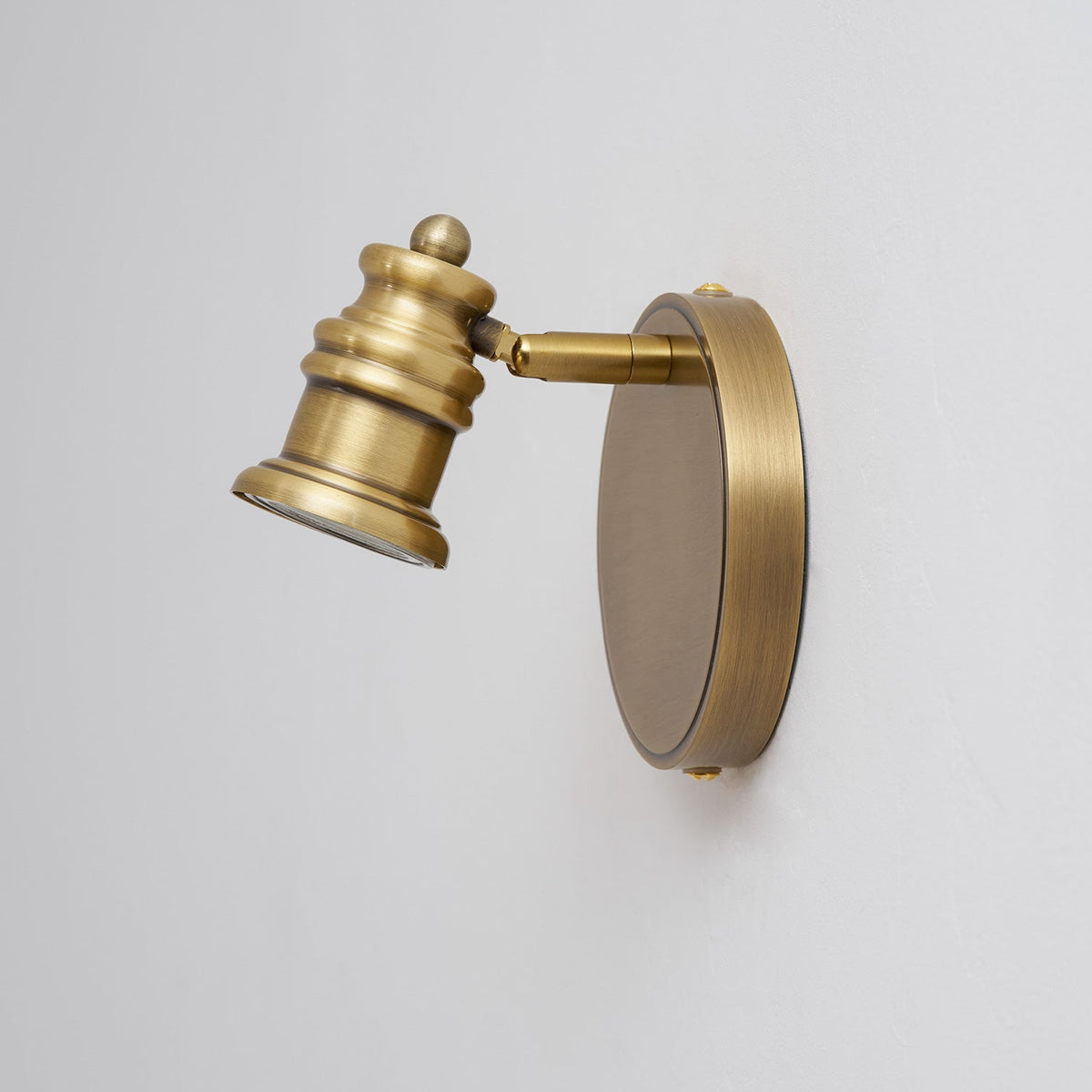 Messing Wandlamp met Verstelbare Spots Brons Vintage Spotverlichting Hal Woonkamer Eetkamer Zwenkbaar | Sulvida