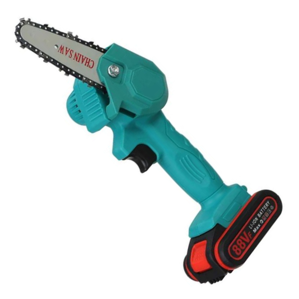 Draadloze Accu Kettingzaag 88V voor Snoeien en Zagen – Compacte Handkettingzaag voor Tuin en Bomen met Krachtige Motor en Lange Accuduur | Sulvida