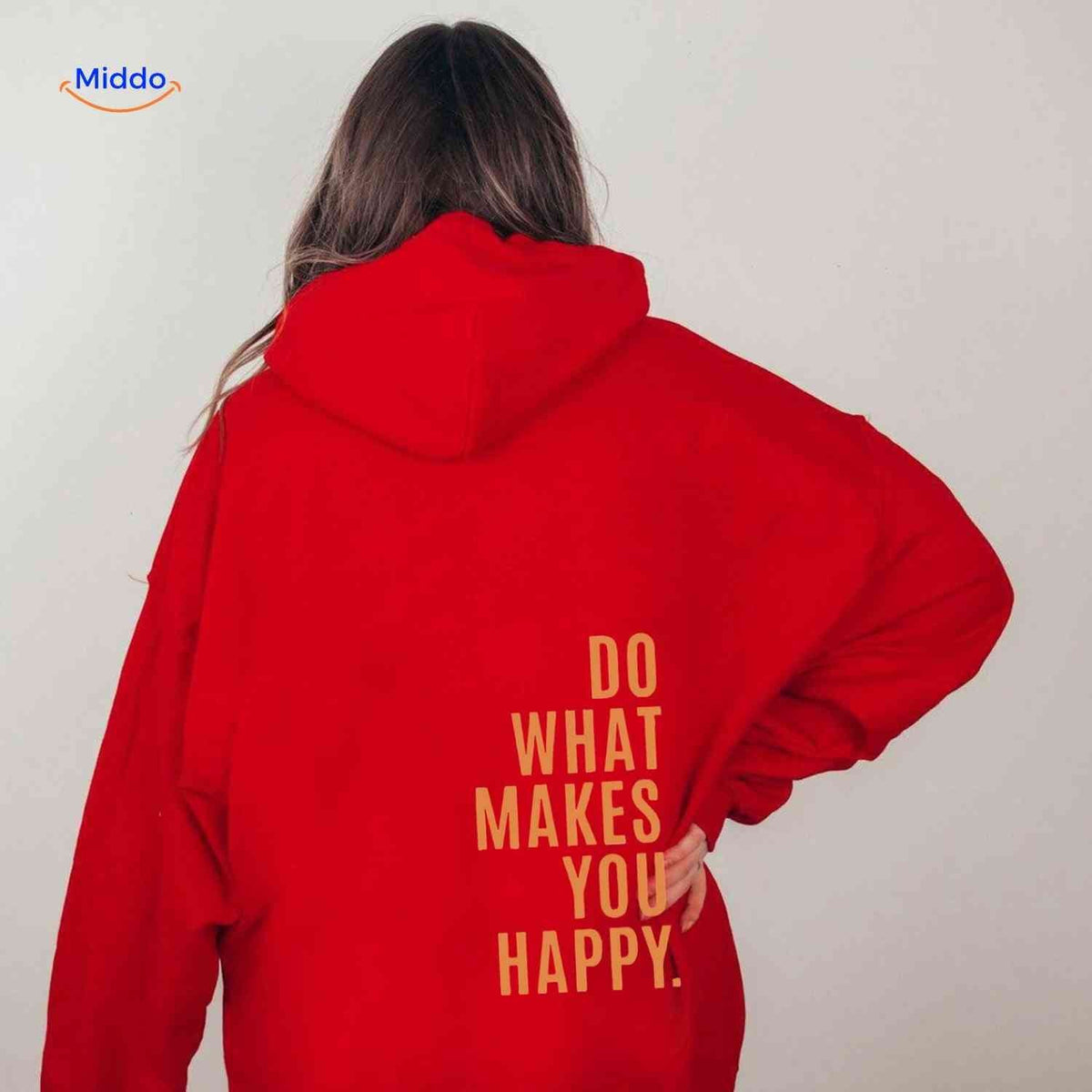 Oversized Hoodie met Motiverende Print Comfortabel Katoenen Sweater Streetwear Stijl Casual Unisex Mode | Sulvida