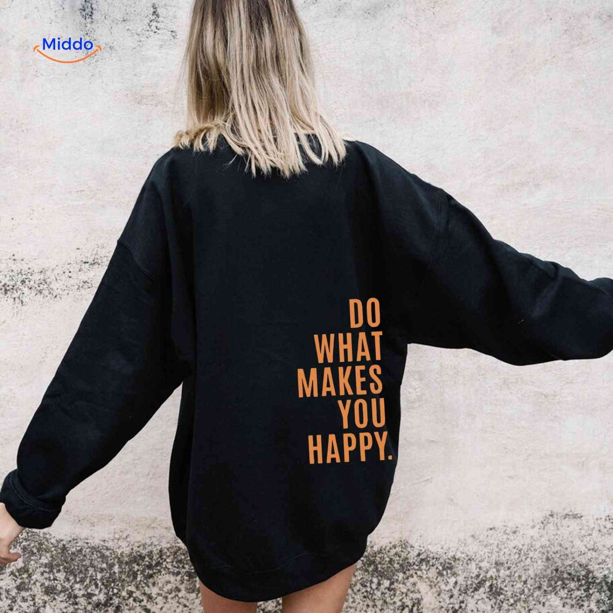 Oversized Hoodie met Motiverende Print Comfortabel Katoenen Sweater Streetwear Stijl Casual Unisex Mode | Sulvida