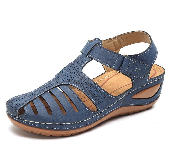 Orthopedische Lederen Sandalen met Teensteun Houdingscorrectie Voetcomfort voor Dagelijks Gebruik Beige Zwart | Sulvida