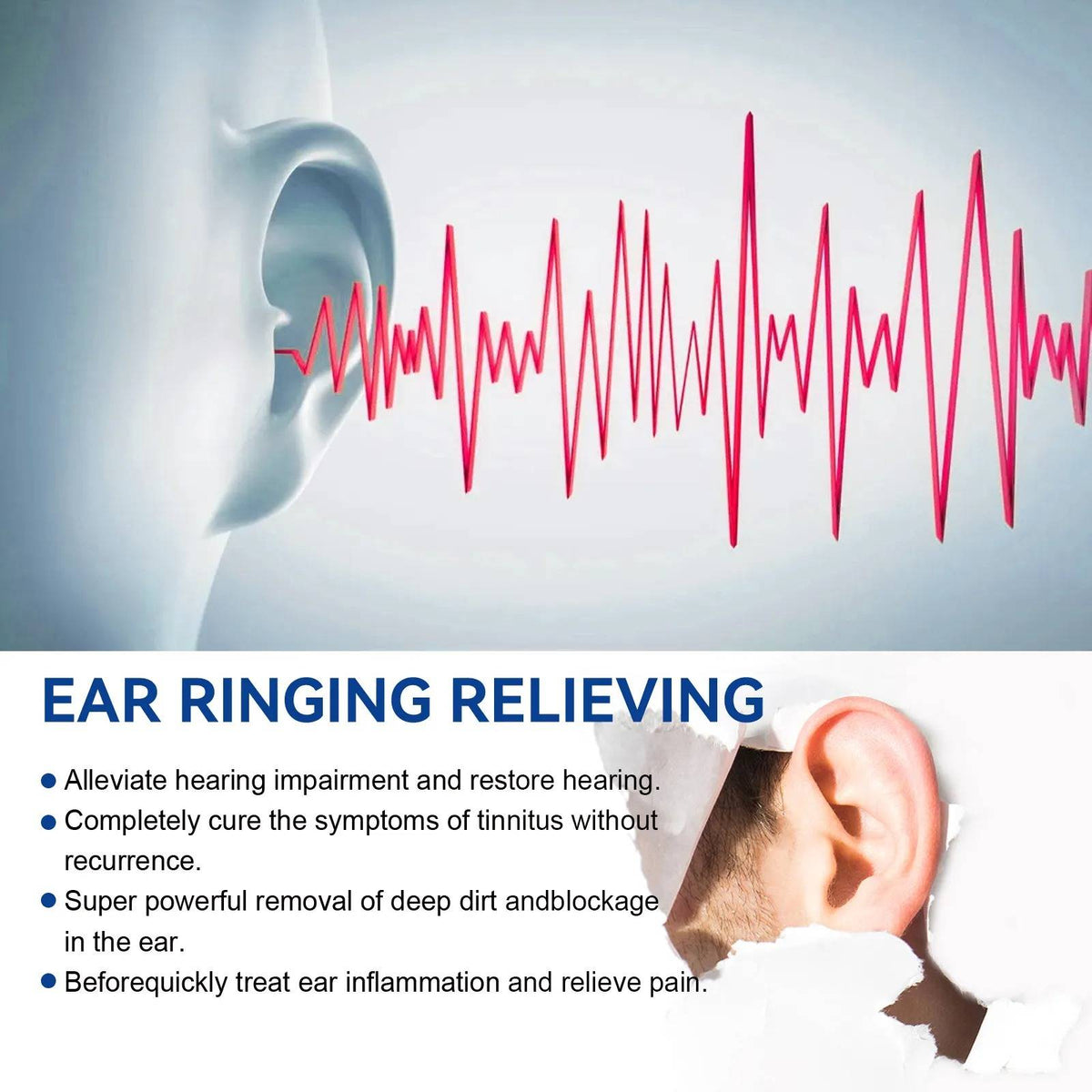 Oordruppels tegen oorsuizen en tinnitus natuurlijk herstellend kalmerend verlichtend gehoorbescherming 2 stuks | Sulvida