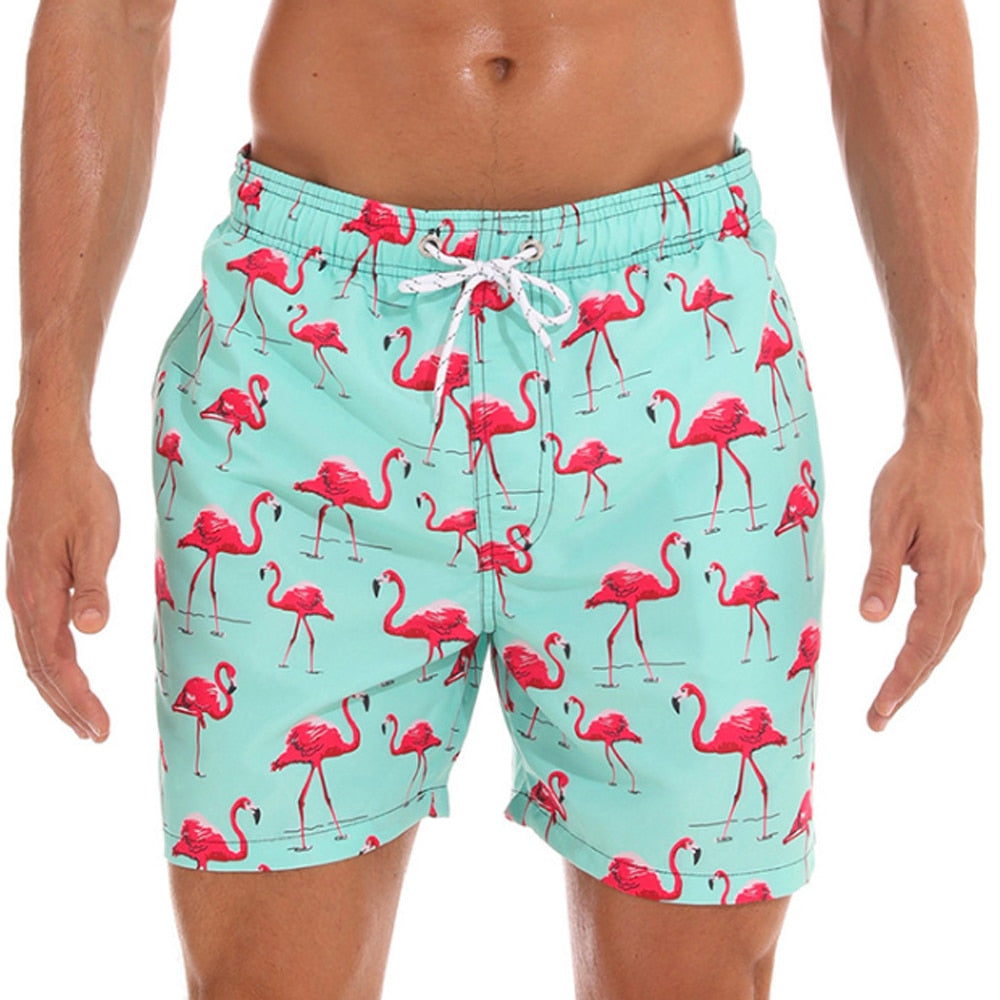 Heren Zwemshort met Tropisch Print en Verstelbaar Koord – Sneldrogende Strandbroek in 9 Varianten voor Zomer en Vakantie | Sulvida