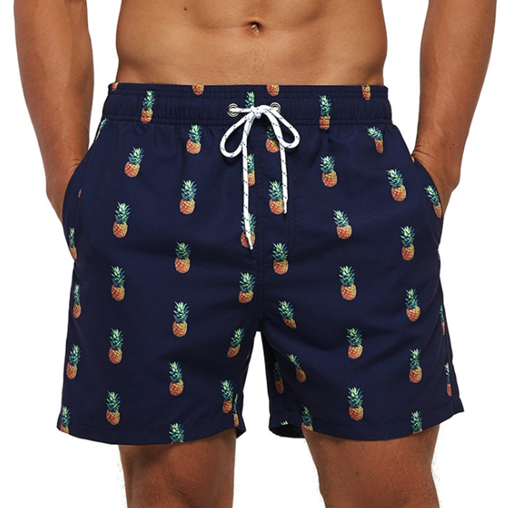 Heren Zwemshort met Tropisch Print en Verstelbaar Koord – Sneldrogende Strandbroek in 9 Varianten voor Zomer en Vakantie | Sulvida