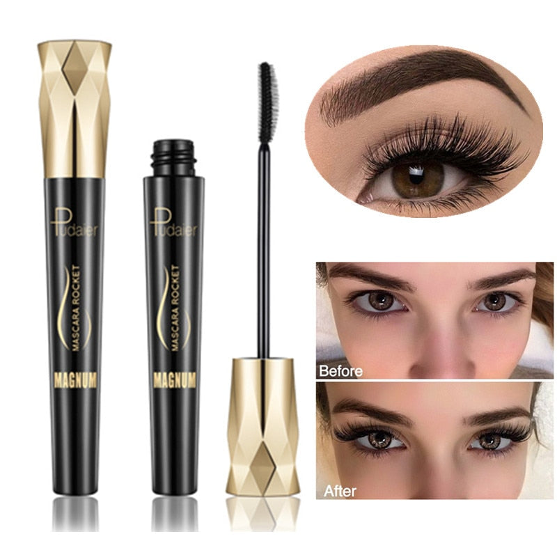 Volumegevende Mascara voor Langere en Volumineuze Wimpers - Zwarte Waterbestendige Make-up voor Dramatische Oogopslag | Sulvida