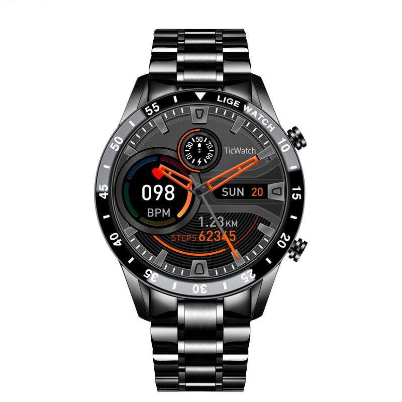 Premium Multifunctioneel Smartwatch met Bluetooth-belfunctie en Hartslagmonitor – Luxe Fitnesstracker voor iPhone & Android met Slaapanalyse en Stappenteller | Sulvida