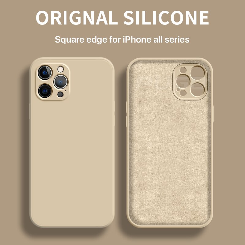 Siliconen iPhone hoesje vloeibaar rubber premium beschermhoes zacht duurzaam mat flexibel telefooncover iPhone 11 12 13 Pro Max mini modelaanduiding aanpasbaar verfijnd mooi design dagelijks gebruik | Sulvida