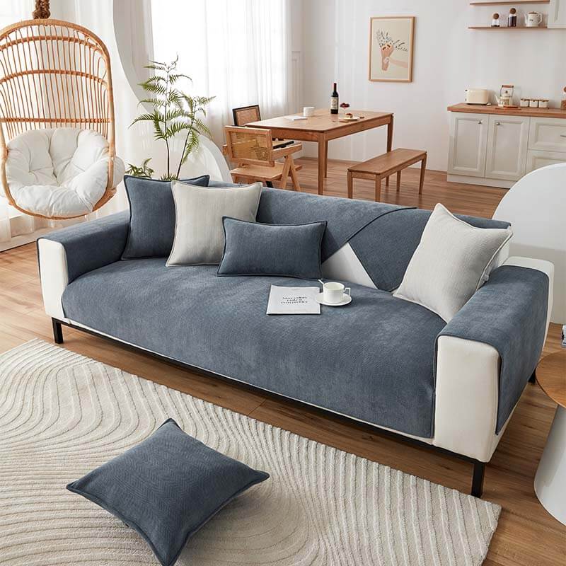 Chenille Bankhoes voor Huisdieren Beschermend Waterafstotend Antislip Bank Sofa Cover Meerdere Maten | Sulvida