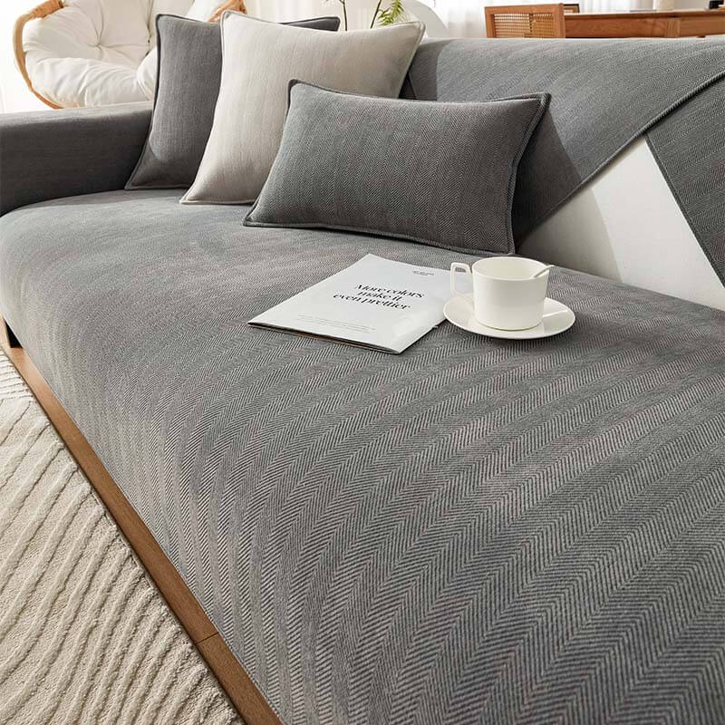 Chenille Bankhoes voor Huisdieren Beschermend Waterafstotend Antislip Bank Sofa Cover Meerdere Maten | Sulvida