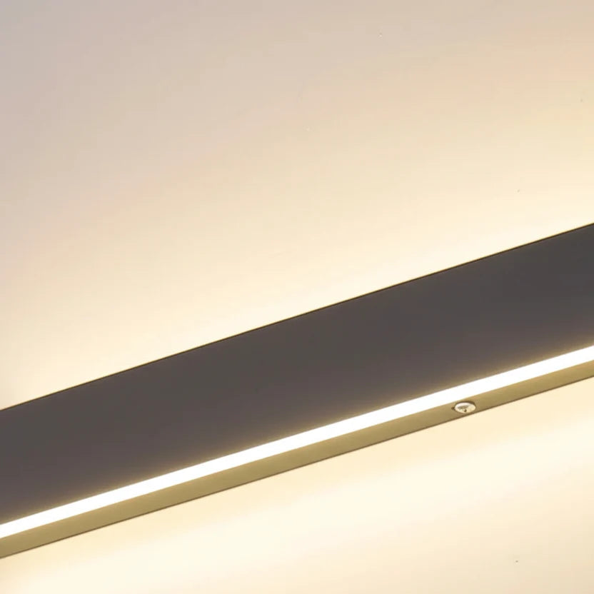 LED wandlamp buiten lineair zwart waterdicht IP65 tuinverlichting gevellamp terraslamp aluminium modern design | Sulvida