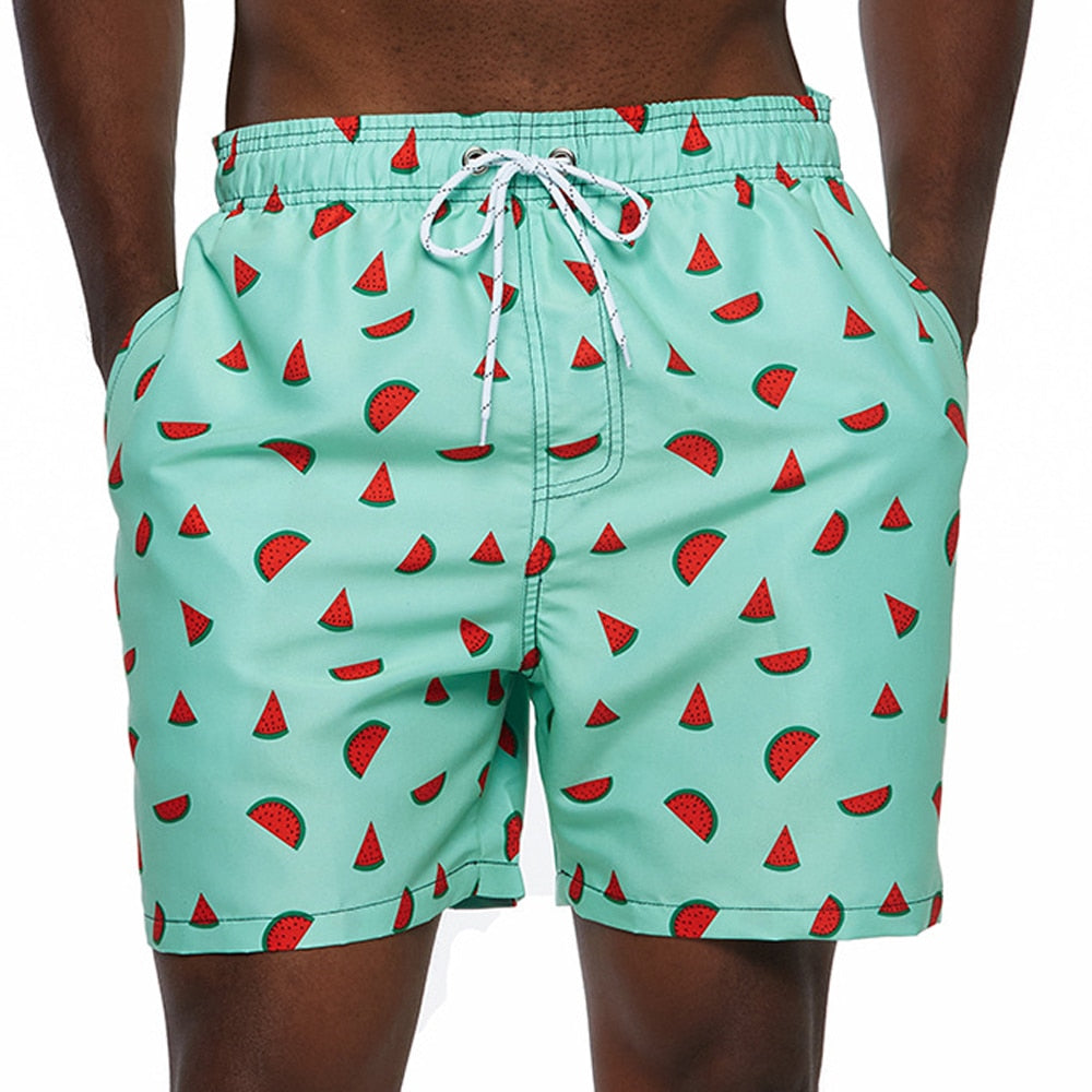 Heren Zwemshort met Tropisch Print en Verstelbaar Koord – Sneldrogende Strandbroek in 9 Varianten voor Zomer en Vakantie | Sulvida
