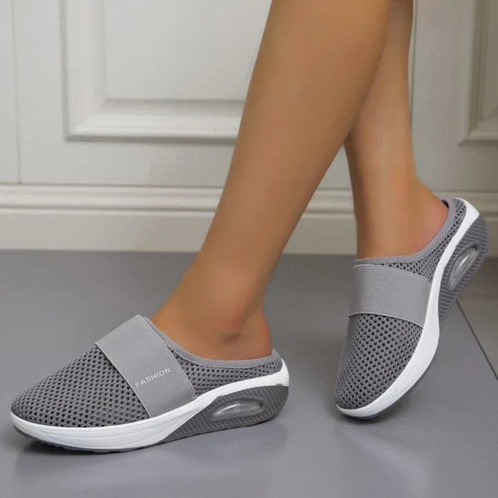 Instapschoenen met luchtkussen comfort elastische pasvorm antislip zool voor dagelijks gebruik wandelen | Sulvida