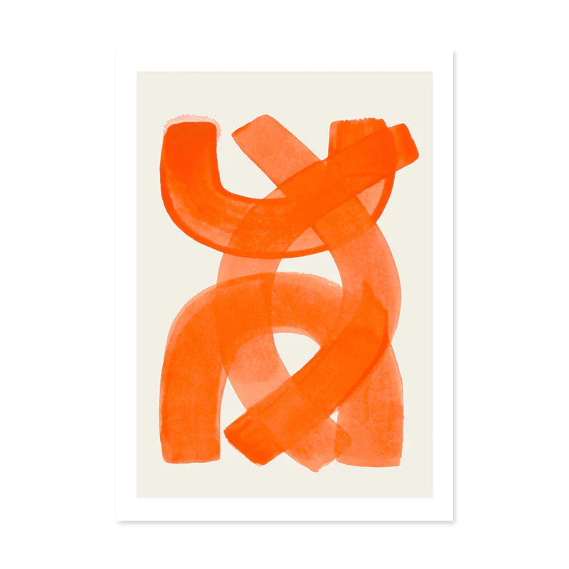 Canvasdoek met Kleurrijke Penseelstreken Wanddecoratie Abstract Modern Kunstwerk voor Woonkamer Slaapkamer | Sulvida