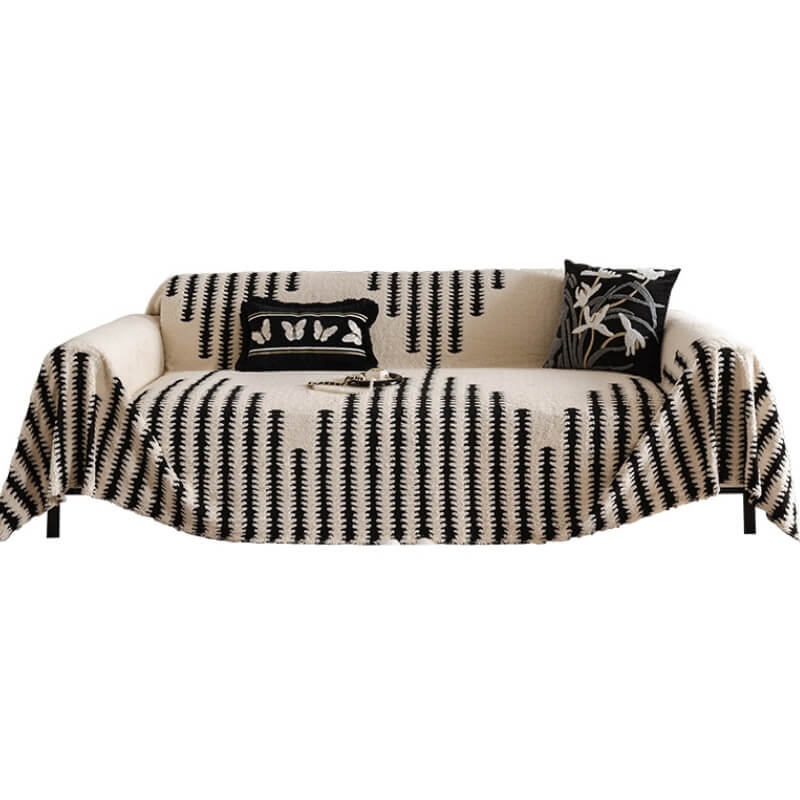 Beschermhoes Bank Pluche Huisdieren Wasbaar Antislip Afneembaar Meubelbeschermer Woonkamer Sofa 180x180cm | Sulvida