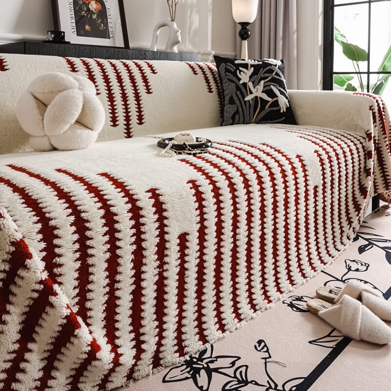 Beschermhoes Bank Pluche Huisdieren Wasbaar Antislip Afneembaar Meubelbeschermer Woonkamer Sofa 180x180cm | Sulvida