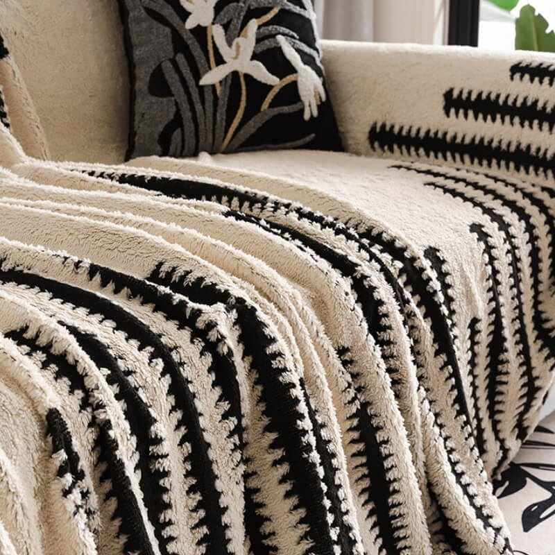 Beschermhoes Bank Pluche Huisdieren Wasbaar Antislip Afneembaar Meubelbeschermer Woonkamer Sofa 180x180cm | Sulvida