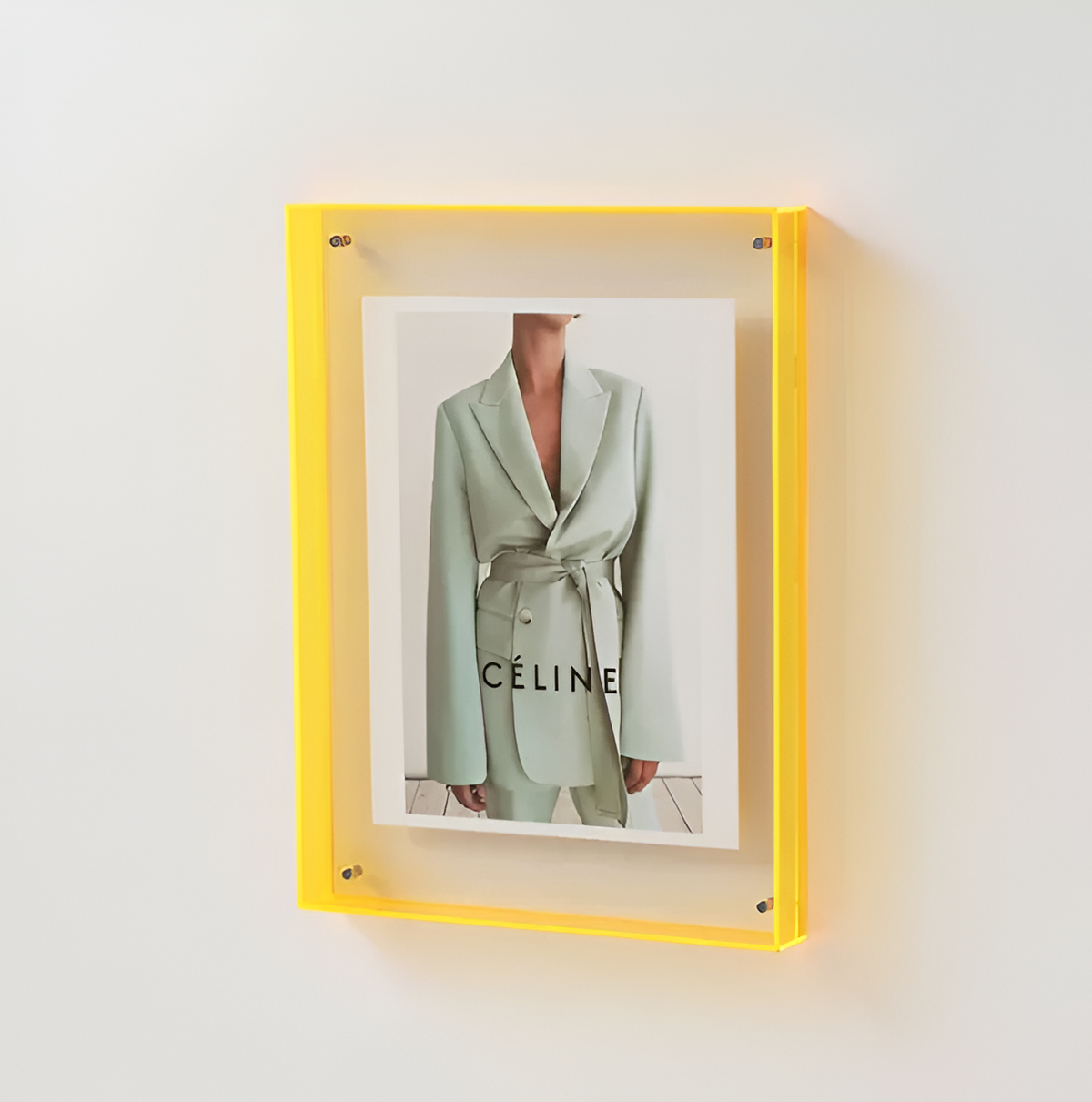 Transparante Acryl Fotolijst Stijlvol Minimalistisch Design Horizontaal Verticaal Modern Interieur Kantoor | Sulvida