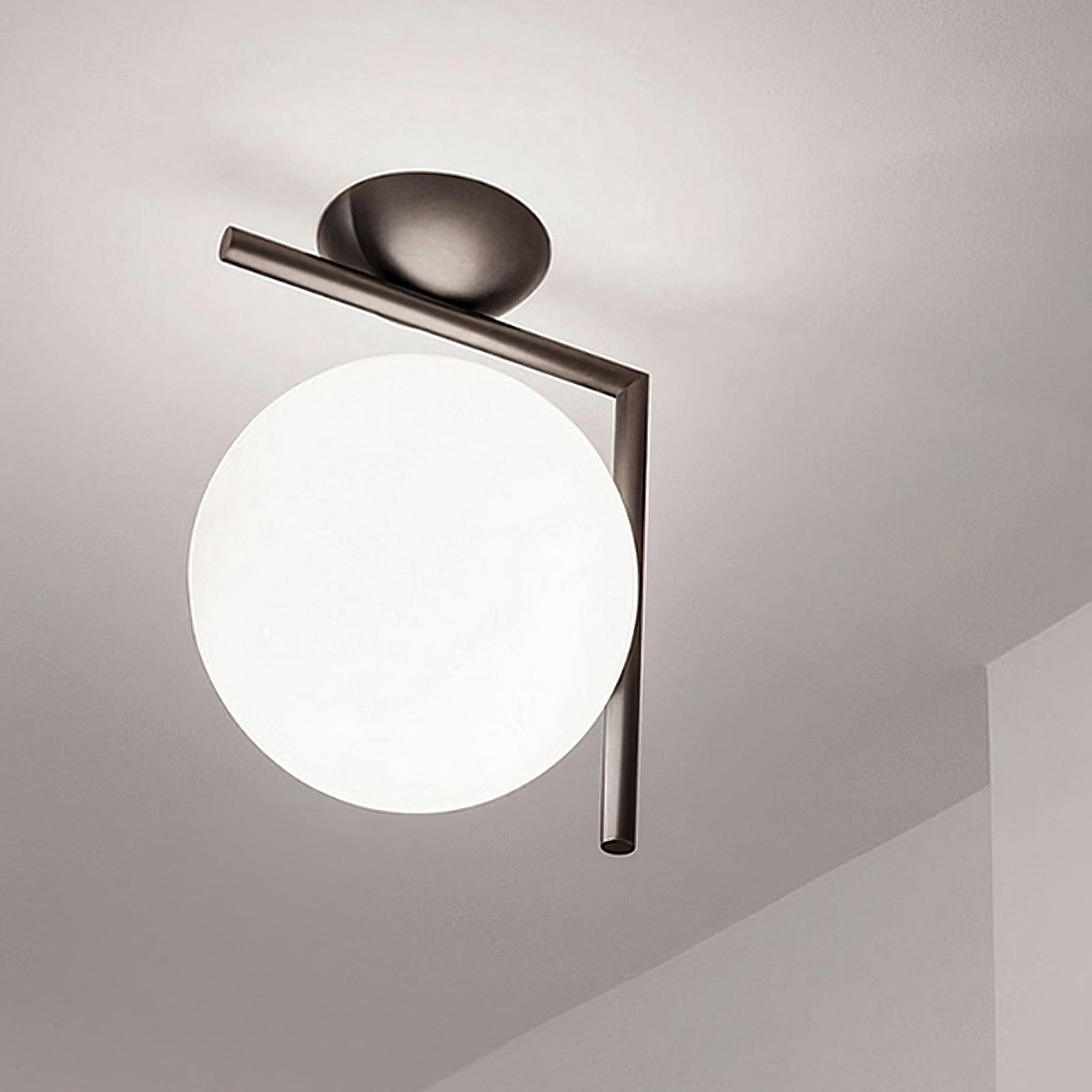 Wandlamp Geblazen Opaalglas Minimalistisch Goudkleurig Zwart Fitting E27 Modern Design Woonkamer Slaapkamer | Sulvida