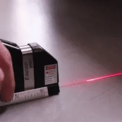 Télémètre laser multifonction 4-en-1 avec niveau à bulle, mètre ruban et rapporteur d’angle, instrument de mesure numérique pour les travaux | Sulvida