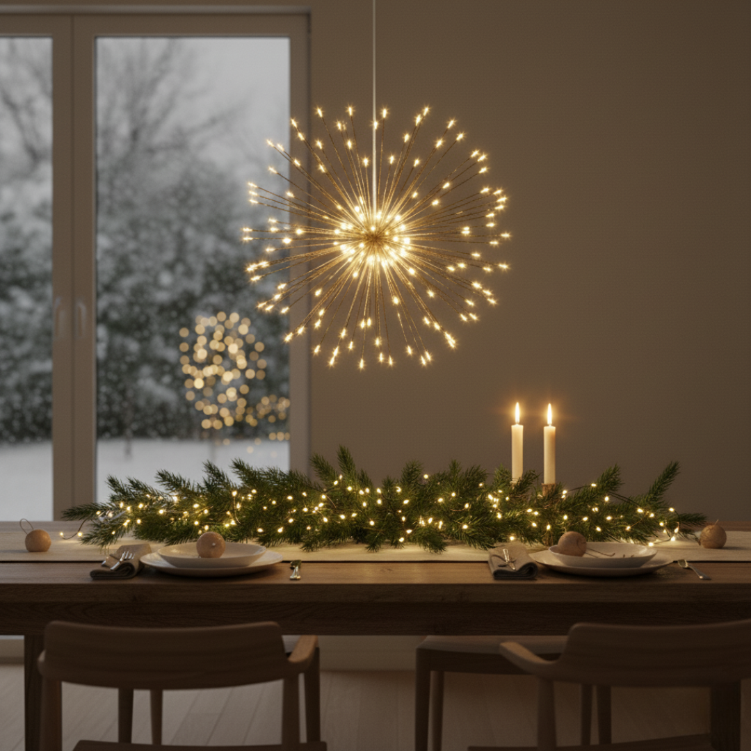 Decoratieve Hanglamp op Zonne-energie Buitenverlichting LED Lichteffecten Feest Tuin Terras Sfeerverlichting | Sulvida