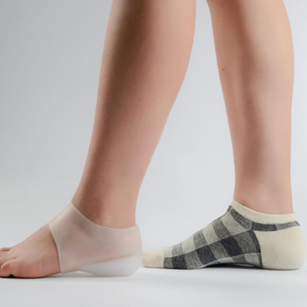 Hoogteverhogende Inlegzolen Siliconen – Onzichtbare Hielverhogers voor Dagelijks Comfort Steun en Loopgemak | Sulvida
