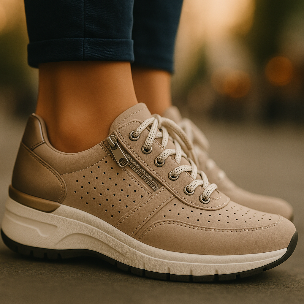 Orthopedische Dameswandelschoenen Isabella met Comfort en Stevige Steun voor Dagelijks Gebruik en Wandelen Verkrijgbaar Maat 35-42 | Sulvida