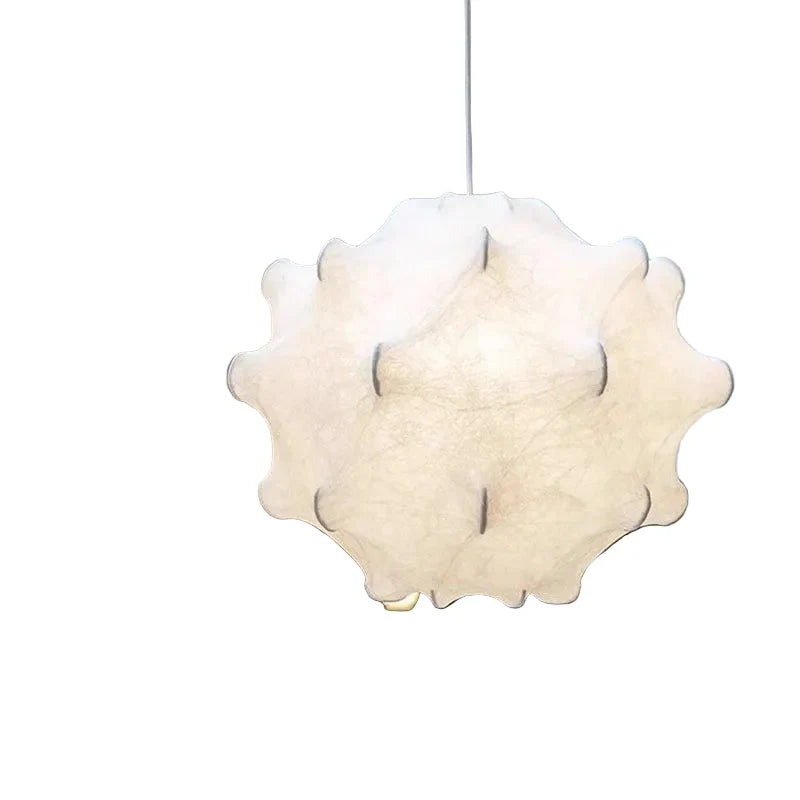 Handgeweven Zijden Hanglamp Cocon Japanse Stijl Slaapkamer Eetkamer Woonkamer Warme Sfeerverlichting | Sulvida