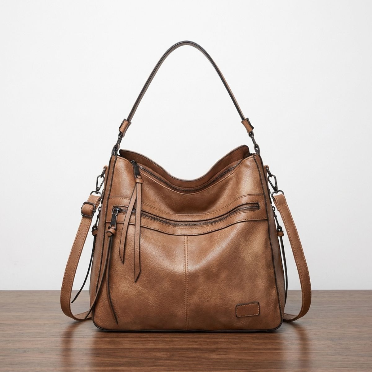 Luxe Schoudertas Echt Leer Dames Crossbody Magnetische Sluiting Verstelbare Riem Elegant Stijlvol Dagelijks | Sulvida